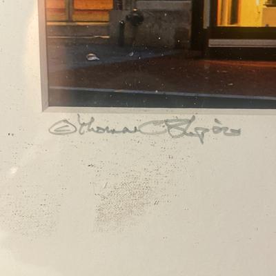 Two Thomas Shapiro Framed & Pencil Signed Photos (G-MG)
