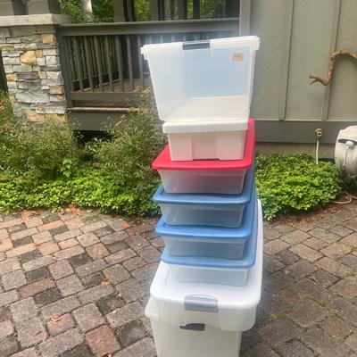 Sterilite Plastic Storage Bins (G-MG)