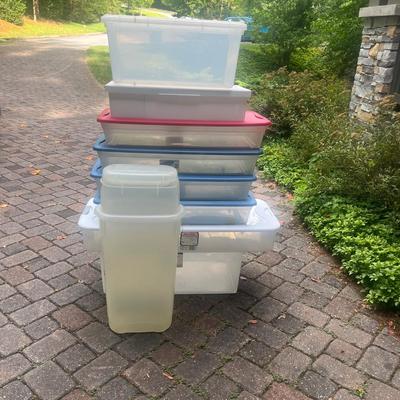 Sterilite Plastic Storage Bins (G-MG)