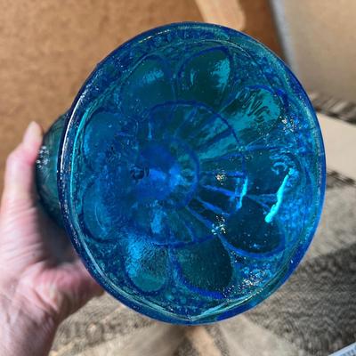 60s Blue Oil Lamp