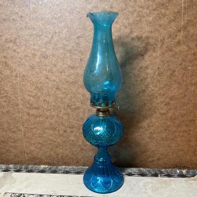 60s Blue Oil Lamp