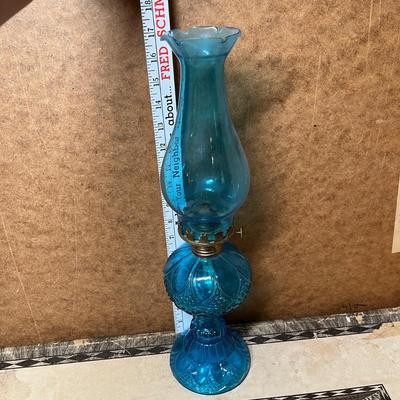 60s Blue Oil Lamp