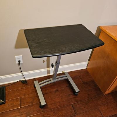 Adjustable Rolling Table & Office Task Chair (D-JS)