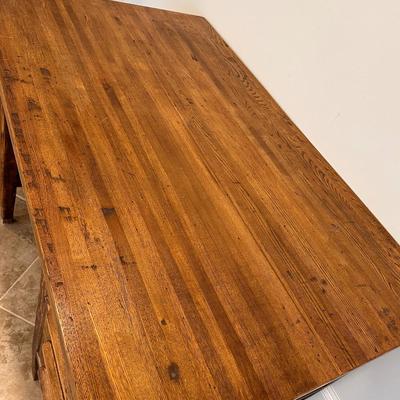 P.W. VALLELY~ NY ~ Solid Oak Desk