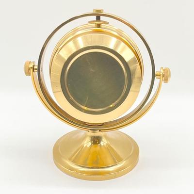 SETH THOMAS ~ Schooner ~ Solid Brass Quartz Desk Clock