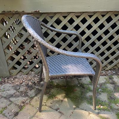 Frontgate All Weather Wicker Patio Chairs & Table (BD-MG)