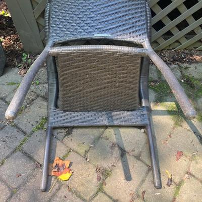 Frontgate All Weather Wicker Patio Chairs & Table (BD-MG)