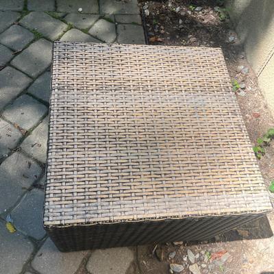 Frontgate All Weather Wicker Patio Chairs & Table (BD-MG)