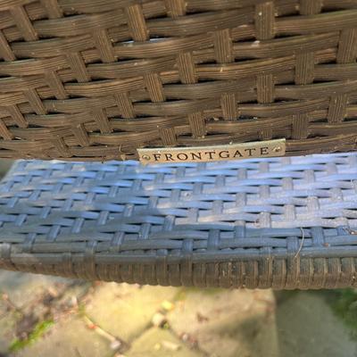Frontgate All Weather Wicker Patio Chairs & Table (BD-MG)