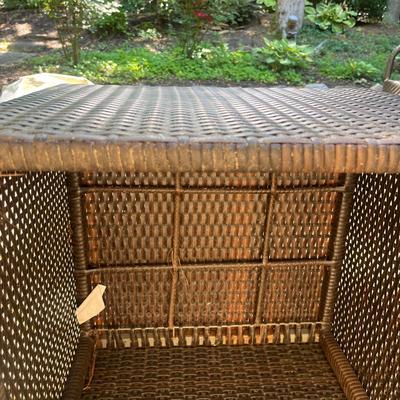 Frontgate All Weather Wicker Patio Chairs & Table (BD-MG)