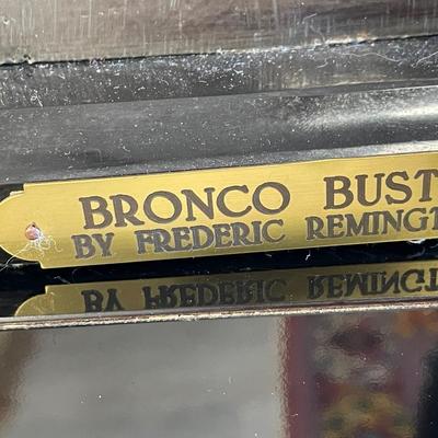 Fredrick Remington “BRONCO BUSTER" Bronze Sculpture