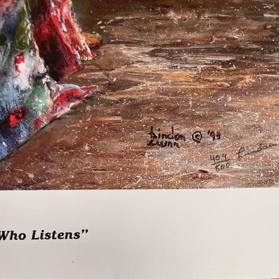 "One Who Listens" , by Lindon Quinn 409 of 500