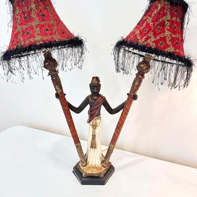 Pair (2) ~ Monkey Lamps