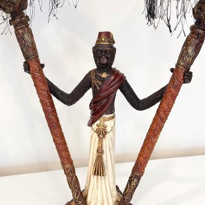 Pair (2) ~ Monkey Lamps