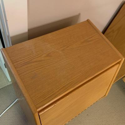 Modern Queen Platform Bed Frame, Headboard, & Nightstands with Storage (PB-HS)