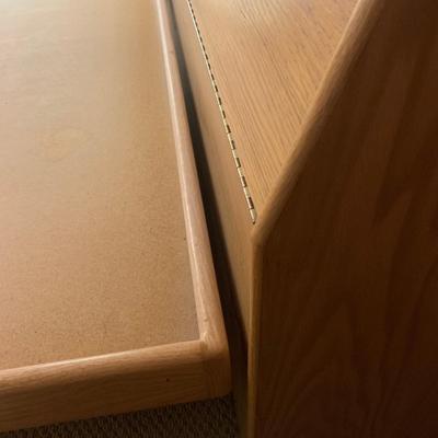 Modern Queen Platform Bed Frame, Headboard, & Nightstands with Storage (PB-HS)