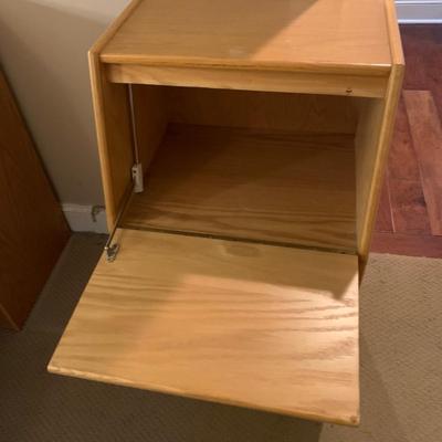 Modern Queen Platform Bed Frame, Headboard, & Nightstands with Storage (PB-HS)