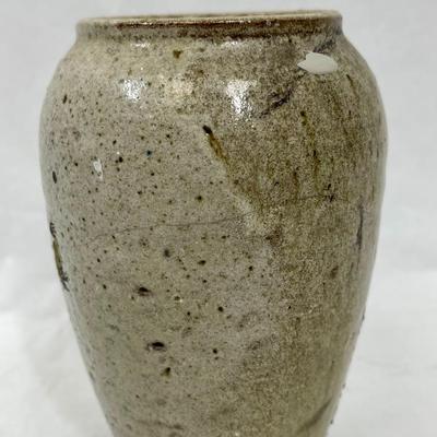 Small MCM Vintage Pottery Vase Signed on bottom