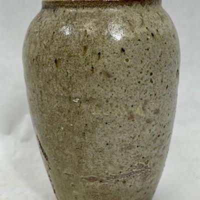 Small MCM Vintage Pottery Vase Signed on bottom