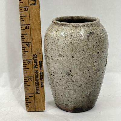 Small MCM Vintage Pottery Vase Signed on bottom