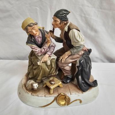 Porcelain Man & Woman Statue (DR-JS)