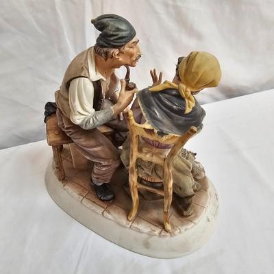Porcelain Man & Woman Statue (DR-JS)
