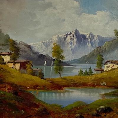 Carlo Mancini Oil Painting on Canvas