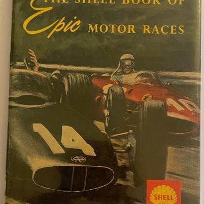 1965 The Shell Book of Epic Motor Races by Peter Roberts, English Hardcover