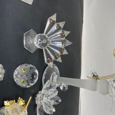 Swarovski Style Miniature Figurines