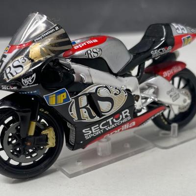 2002 Aprilia RS3 Grand Prix, IXO, China, 1/24 Scale, Mint Condition
