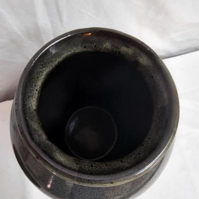 Trio of Wood/Pottery Vases, by Always Azul Pottery, The Final Turn, & More (DR-JS)