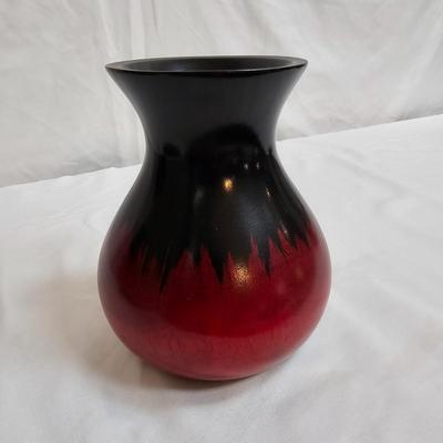 Trio of Wood/Pottery Vases, by Always Azul Pottery, The Final Turn, & More (DR-JS)