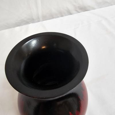 Trio of Wood/Pottery Vases, by Always Azul Pottery, The Final Turn, & More (DR-JS)