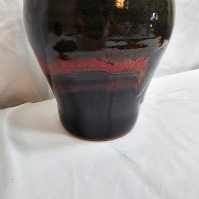 Trio of Wood/Pottery Vases, by Always Azul Pottery, The Final Turn, & More (DR-JS)