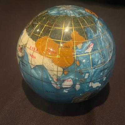 Signed Nuance Painted Glass Paperweight & More (LR-MG)