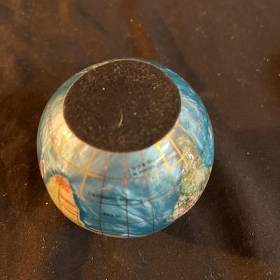 Signed Nuance Painted Glass Paperweight & More (LR-MG)