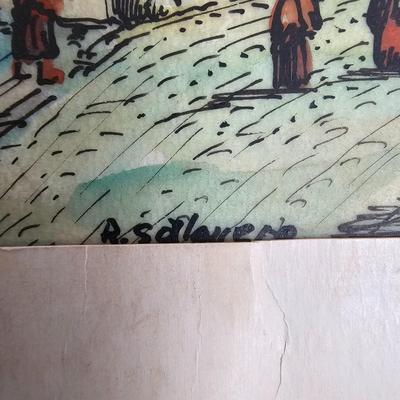 Signed R. Salguero Watercolors & More (DR-JS)