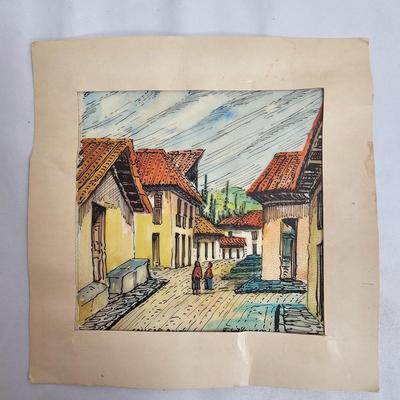 Signed R. Salguero Watercolors & More (DR-JS)