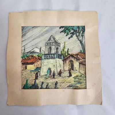 Signed R. Salguero Watercolors & More (DR-JS)