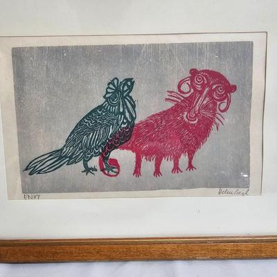 Signed R. Salguero Watercolors & More (DR-JS)
