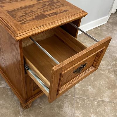 Solid Wood Filing Cabinet ~ *Read Details