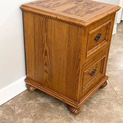 Solid Wood Filing Cabinet ~ *Read Details