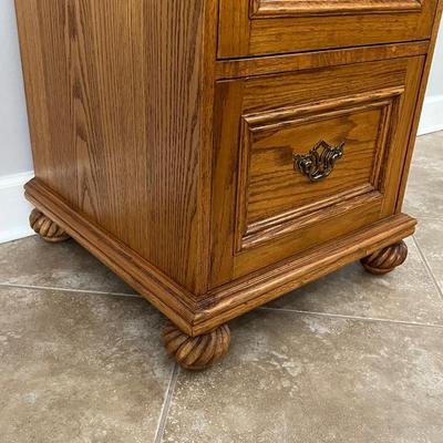 Solid Wood Filing Cabinet ~ *Read Details