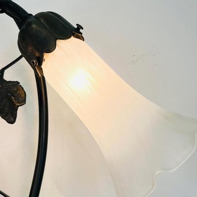 Single (1) ~ Bronze Lady Of Justice Table Lamp