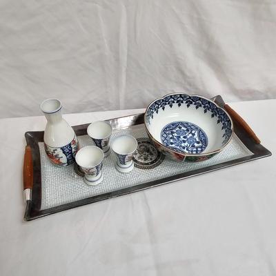 Georges Briard MCM Tray & Sake Set (DR-JS)