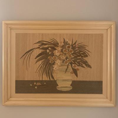 Unique Floral Wood Art (PB-HS)
