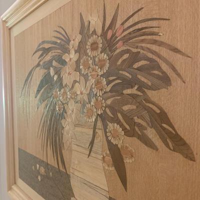 Unique Floral Wood Art (PB-HS)