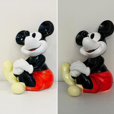 SCHMID ~ Single (1) ~ 13” Mickey Mouse Musical Ceramic Night Light