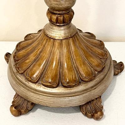 Pair (2) ~ 30” Brushed Bronze Finish Table Lamps
