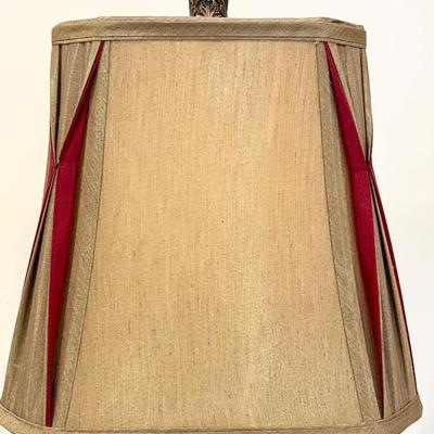 Pair (2) ~ 30” Brushed Bronze Finish Table Lamps